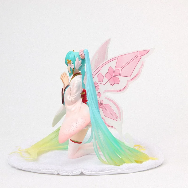 2019 новый 20 см гонки 2017 Мику хацуне Miku GT Ver. Сказочный Ангел Бабочка ПВХ фигурка от