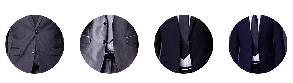 Jakcet+ брюки+ галстук) мужские формальные костюмы с двумя пуговицами Slim Fit рабочие свадебные костюмы для мужчин XS-3XL Всесезонная одежда мужской черный серый