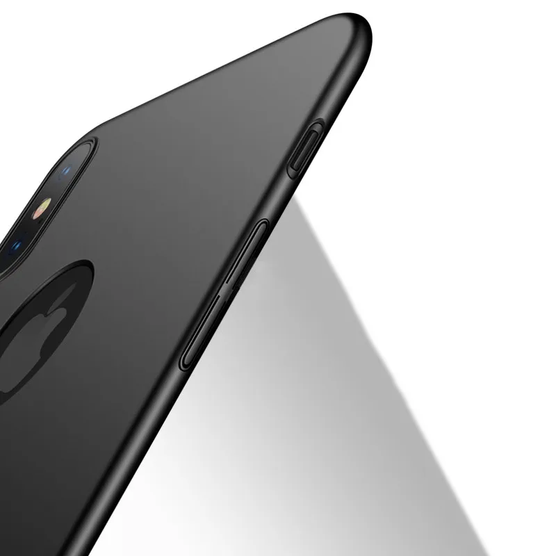 Роскошный чехол для телефона iphone XS XR Max Ультратонкий матовый жесткий 4 4s 5 5S SE 6 S 7 8