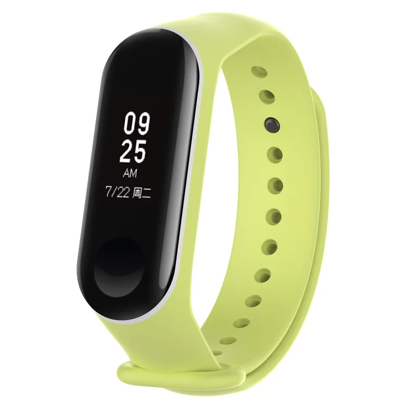 Ремешок сменный из ТПУ для Xiaomi Mi Band 4 3 двухцветный браслет наручных часов