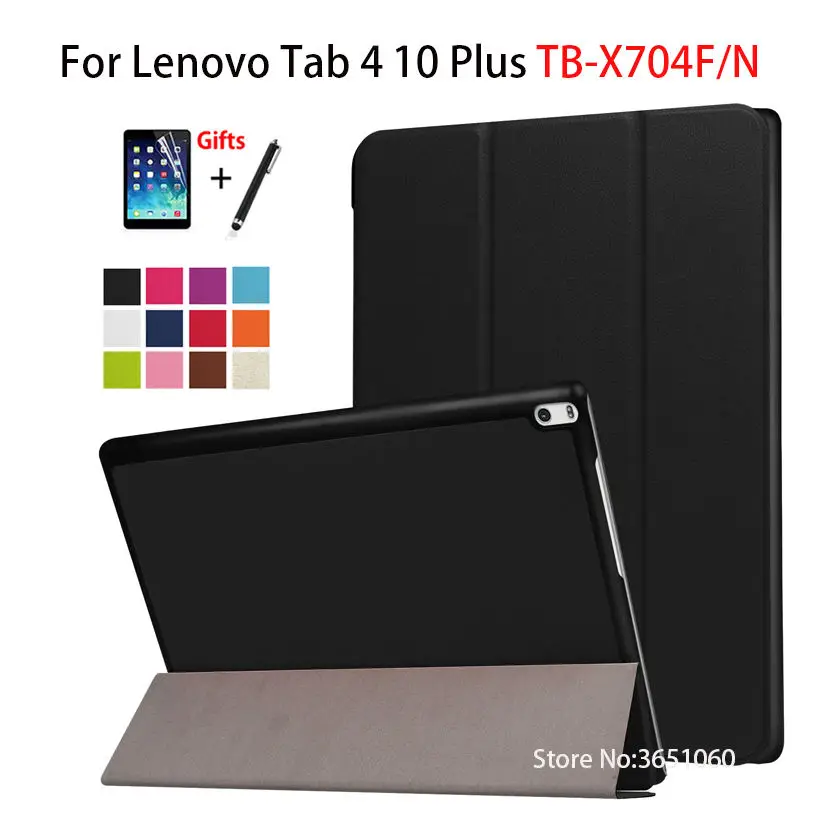 Флип чехол из искусственной кожи для Lenovo TAB 4 10 Plus умный TAB4 искусственная кожа 1