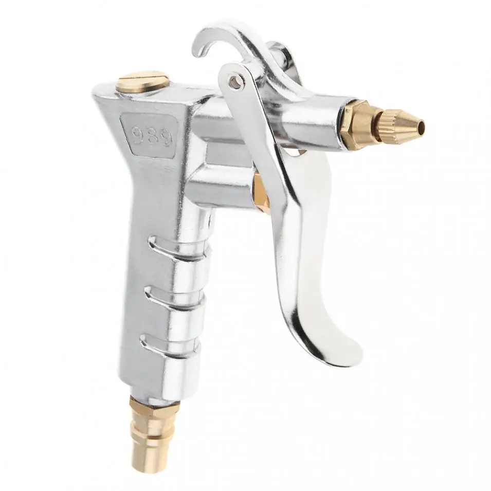 

Mini Pneumatic Blowing Dust Gun Spraying Tool with 7.5mm Air Inlet Port and 10cm Replacement Long Nozzle for Cleaning Dust