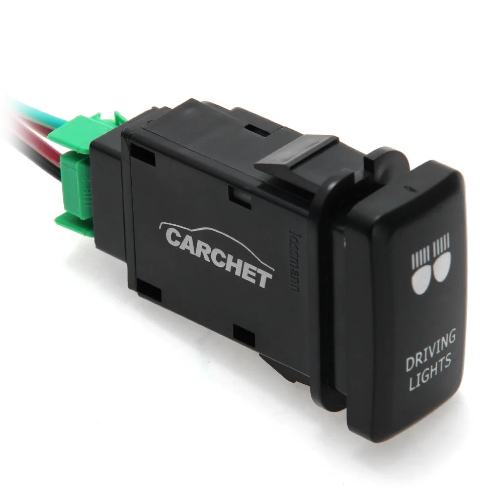CARCHET кнопочный переключатель оранжевые фары для Toyota Landcruiser 79 серии DC 12 V 24 5 V/4.2A ВКЛ