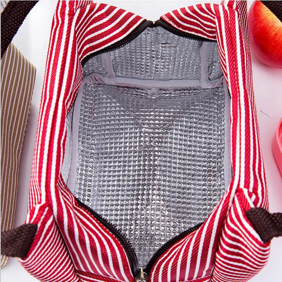 Новая модная Портативная сумка для ланча женщин женский Термоизолированный Ланч