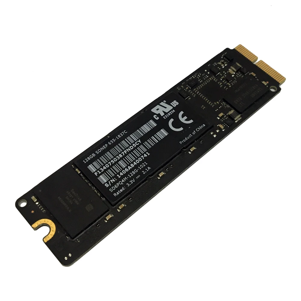 Твердотельный накопитель 128 ГБ 256 512 SSD для Apple Macbook Pro Retina A1502 A1398 Air A1465 A1466