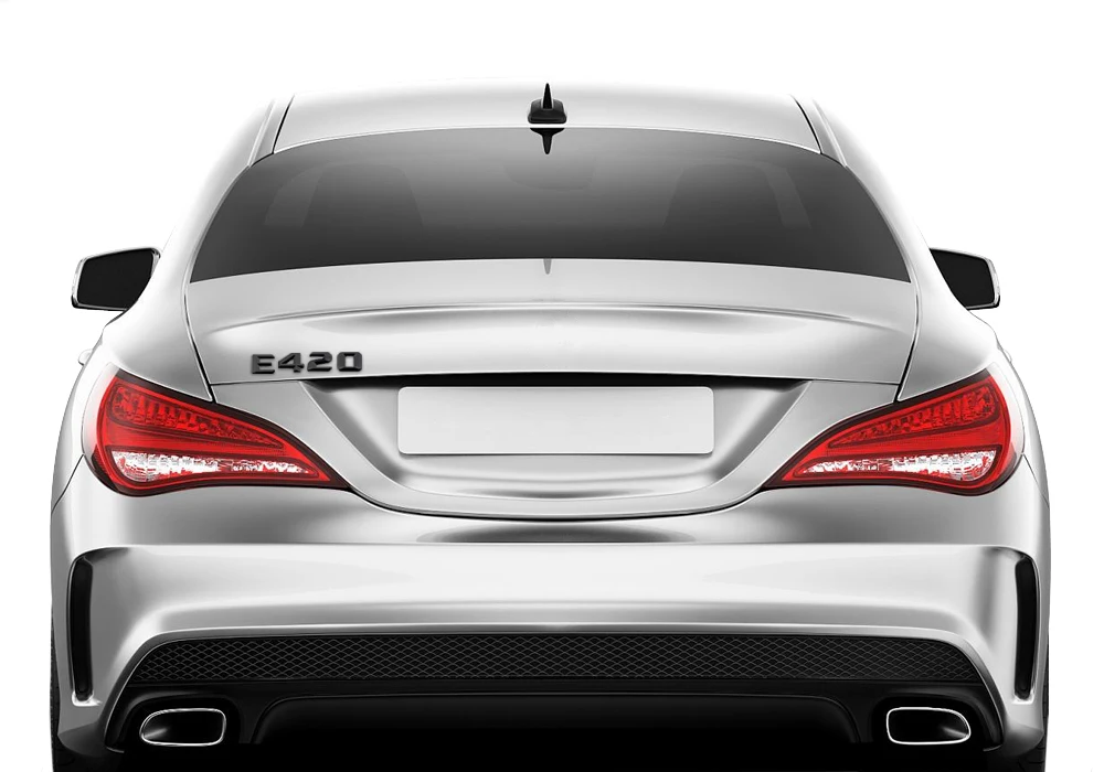 Автомобильный Стайлинг для Mercedes Benz E класс наклейка на задний багажник E350L E400L E420