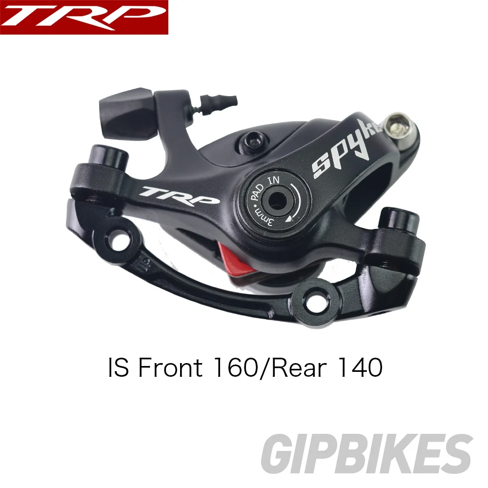 F160R140 No disc TRP Spyke сплав механический дисковый тормозной суппорт SPYKE суппорты передние/задние/пара w/или w/o 160 мм ротор с адаптером винты - Цвет: F160R140 No disc