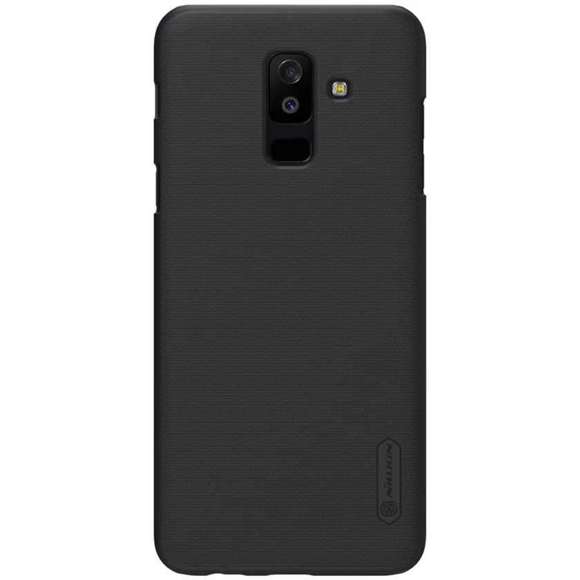 Для Samsung A6+ Plus Крышка Nillkin Чехол Высокого Качества Супер Матовый Щит Жесткий ПК Задняя Крышка Для Samsung Galaxy A6 - Цвет: Black