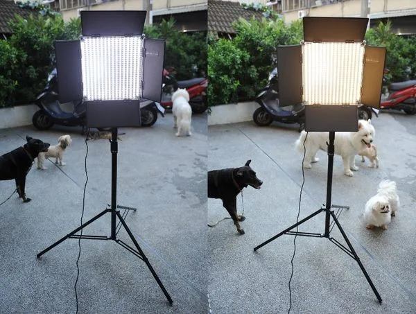 Студийный видео светильник Godox LED1000C, беспроводной пульт дистанционного управления, сменная версия 3300 K-5600 K для видеокамеры