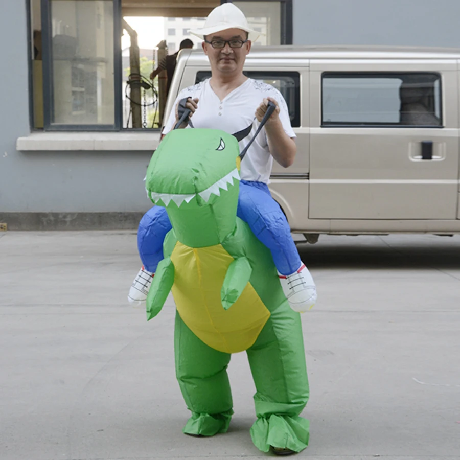 Adult Halloween Christmas Anime Cosplay fantasias Inflatable Dinosaur Clothes Party Supplies Cloth Funny Clothing Stage Costumes |
