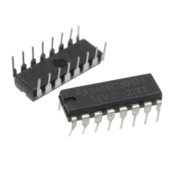 25 шт. SN74HC595N 74HC595 74HC595N HC595 DIP-16 8 бит регистр ИС Интегральные схемы | Электронные