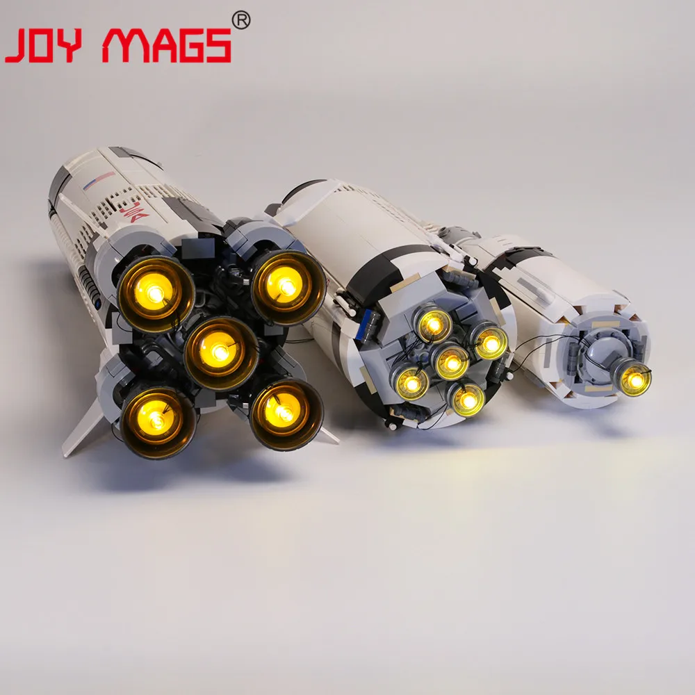 Комплект светодиодсветильник JOY MAGS Only для 21309 Apollo Saturn V Launch совместим с 37003 80013
