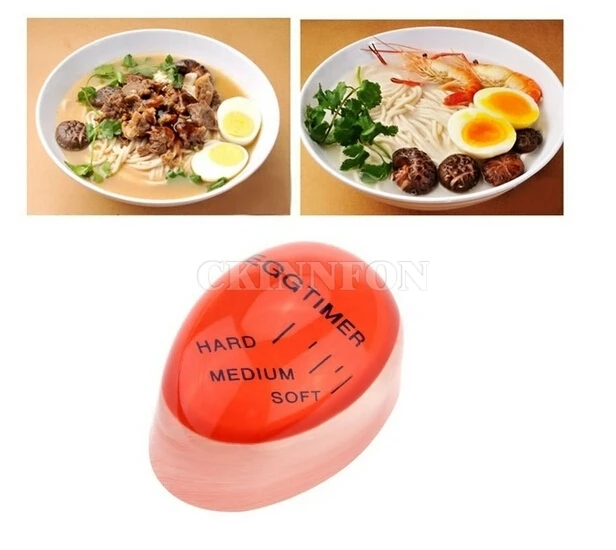 DHL 500 штук яичная таймер идеальный Цвет с изменяющимся Yummy мягкий яйца всмятку и