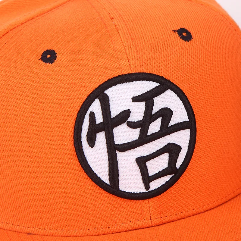 Оранжевые черные парные бейсболки Snapback в стиле аниме хип-хоп мужские и женские