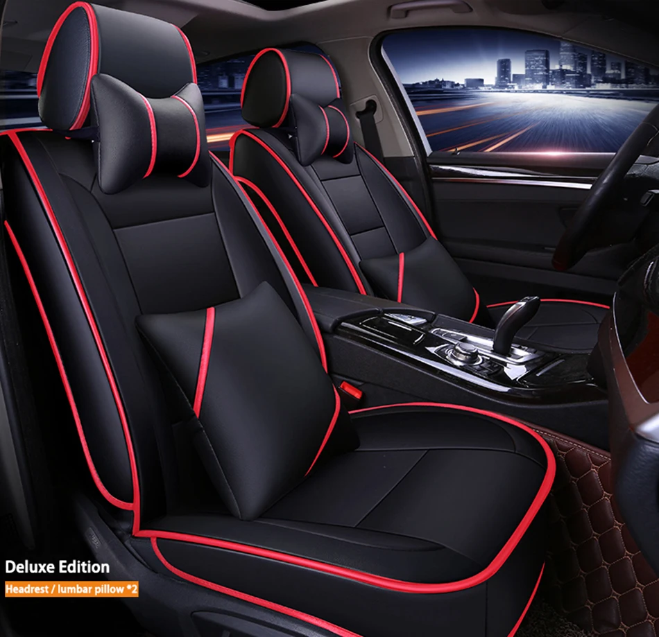 Новые универсальные кожаные подушки для автомобильных сидений для Opel Astra h j gmokka insignia mokka corsa ampera роскошные чехлы для сидений автомобилей