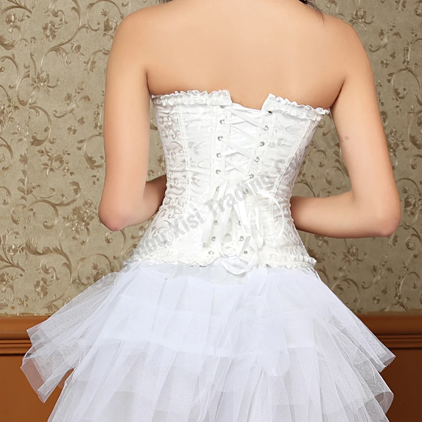 Женское платье в стиле стимпанк облегающее нижнее белье со стальными косточками