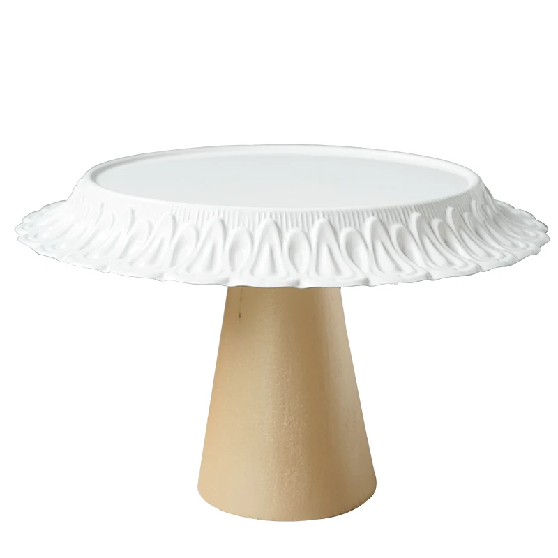 Nordic style cake tray afternoon tea snack Wedding dessert table display rack Iron stand |