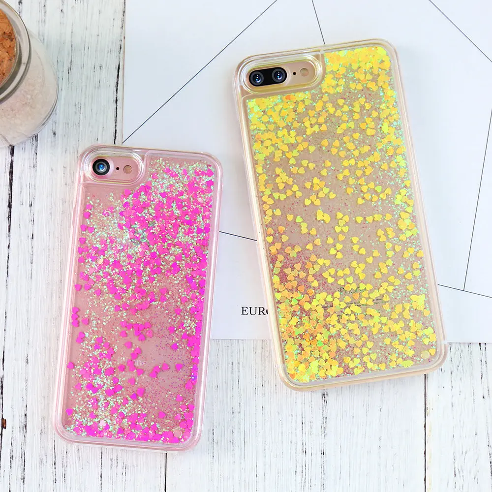 Kisscase зыбучие пески блеск Чехол для iphone 8 Plus жидкий песок чехол iPhone 7 6 S 5S 5 SE жесткий