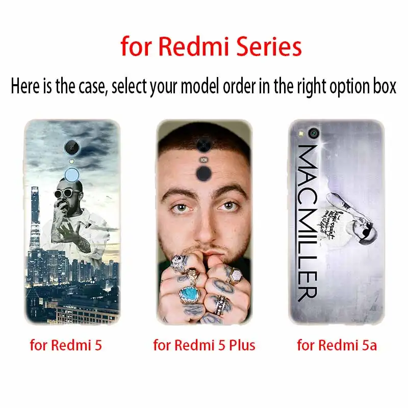 Силиконовый прозрачный мягкий чехол Macs Miller из ТПУ для Xiaomi Redmi Note 10 9 8 7 6 5 Pro Max 10S 9T 8T