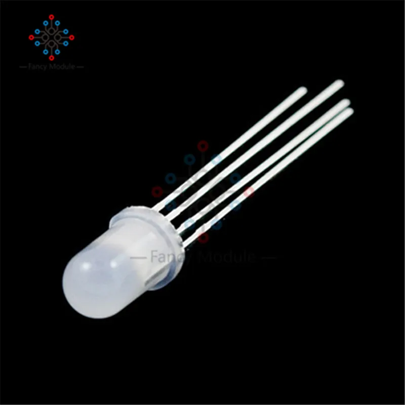 

100Pcs Multicolor 4pin 5mm RGB Led Diode Light Lamp Diffused Tricolor Round Common Anode LED 5mm Light Emitting Diode