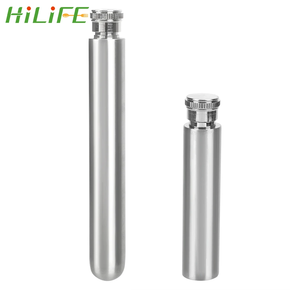 HILIFE 1/1.5 унций хип фляги бутылка для вина полированная круглая Нижняя трубчатая