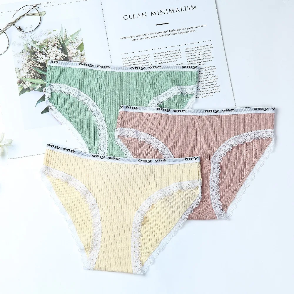 5 шт./лот женские трусики сексуальное хлопковое нижнее белье с милым принтом