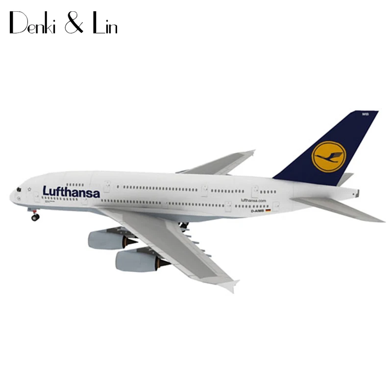 3d-аэроплан сделай сам A380 модель самолета из бумаги ручная сборка