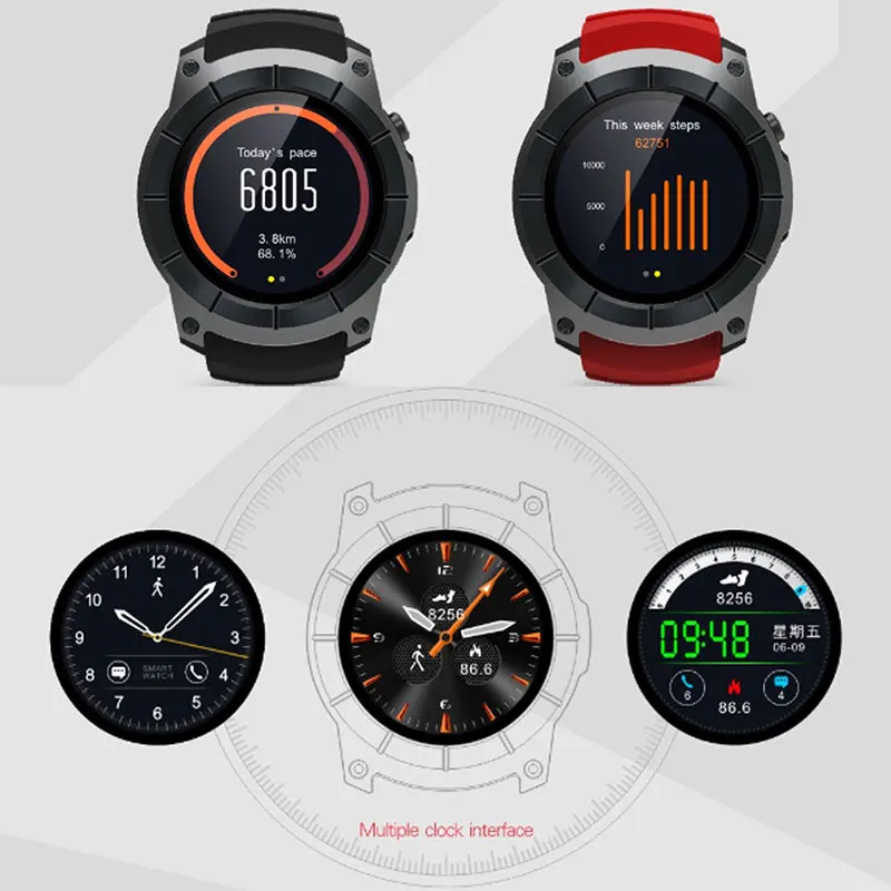 Смарт часы GPS S958 водонепроницаемые 2G SIM карта|smartwatch for android|smart watchsmart watch waterproof |