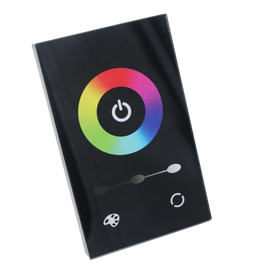 ROSH DC12 24V 12A RGB светодиодный пульт управления диммер черный/белый стеклянный