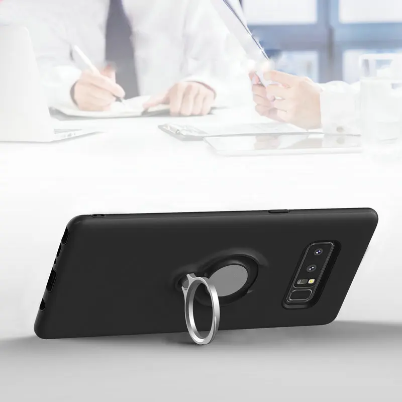 Enchicas чехол для Samsung Galaxy Note 8 Металл палец кольцо Кронштейн многофункциональный