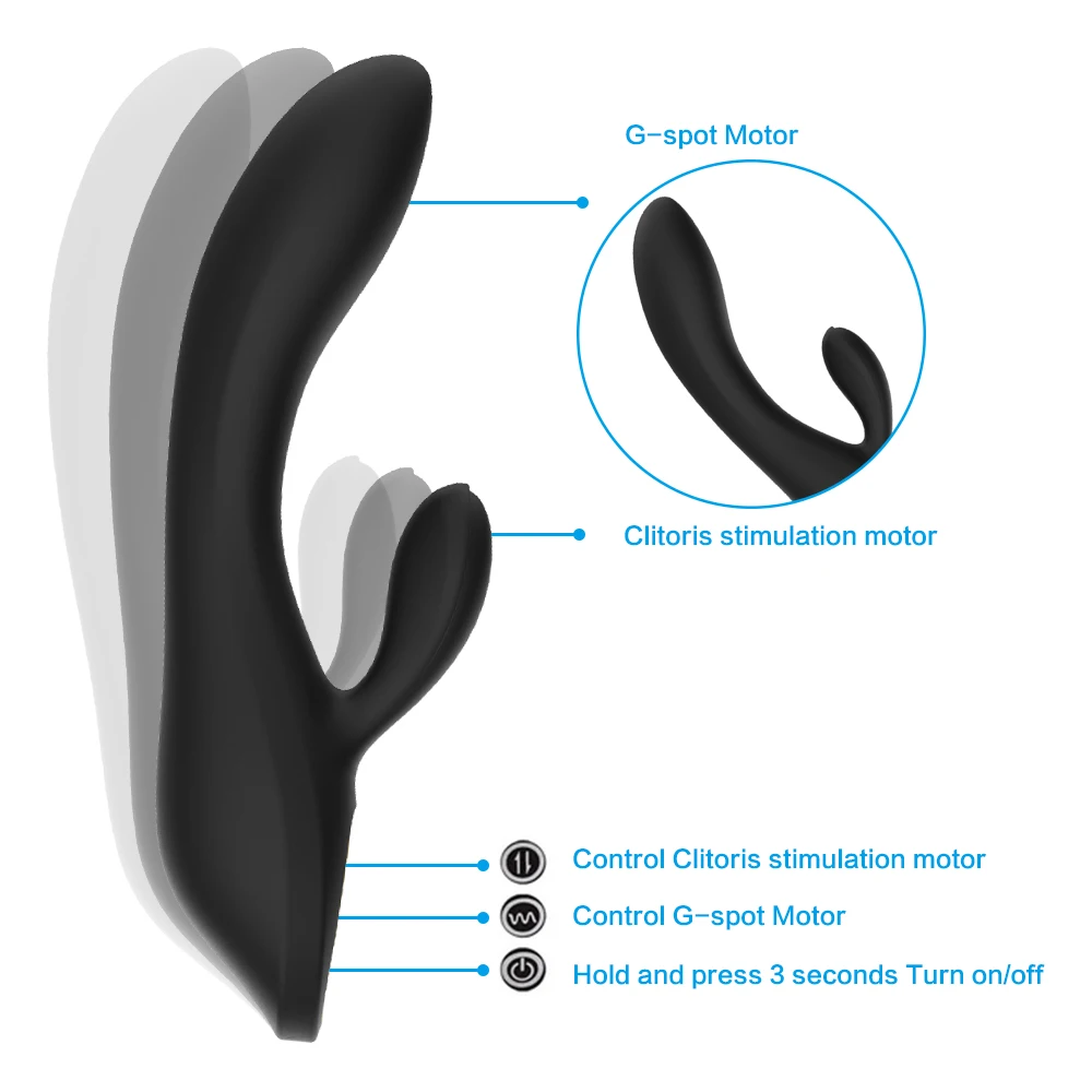 12 Speed Strong Rabbit Vibrator Clitoris Stimulator G-spot Massager Sex Toys For Women Female Masturbator | Красота и здоровье