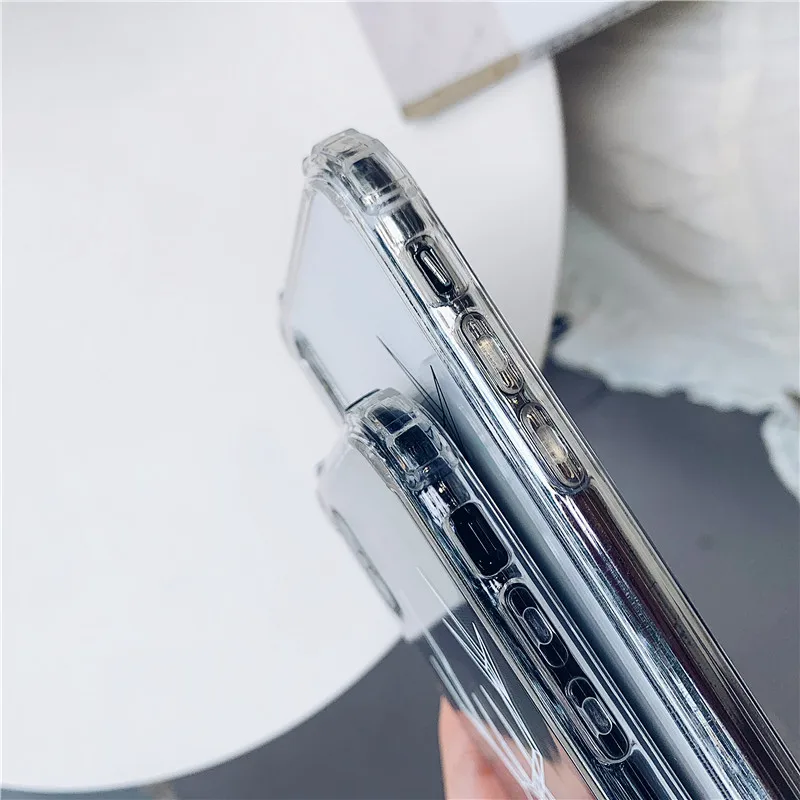 Новый elk phone Чехол для iPhone 6 6s 7 8 Plus X XR XS Max Deer мягкие прозрачные уголки из ТПУ