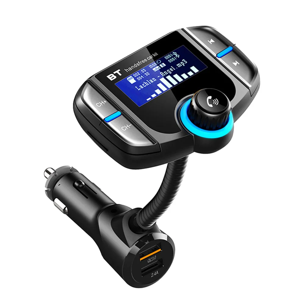 (Модернизированная версия) FM-передатчик Bluetooth беспроводной радиоадаптер Sumind