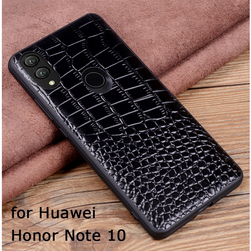 

Чехол-накладка из натуральной кожи для Huawei Honor Note 10