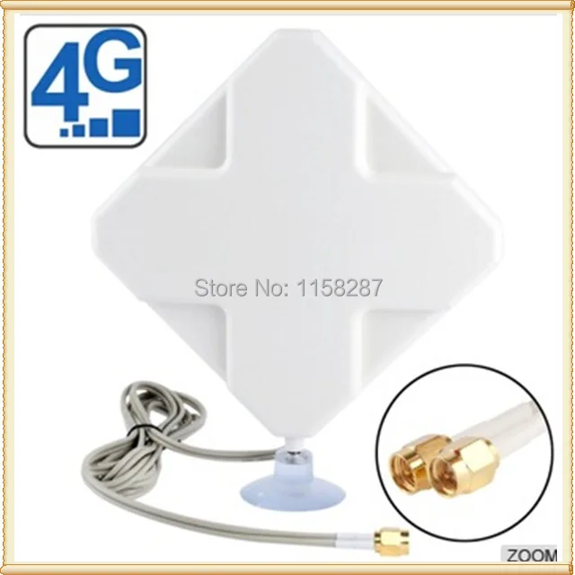 2 шт. LTE 4G антенна 35dBi SMA разъем B593 B880 B310 B315 ZTe MF283 MF285 беспроводной маршрутизатор|antenna