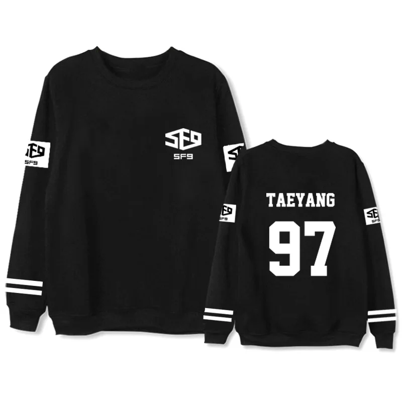 Kpop SF9 свитшот в готическом стиле kpop одежда для мужчин и женщин с длинным рукавом
