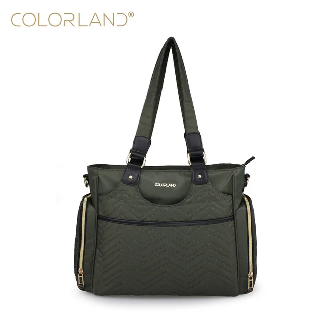 

Multifunctional Mummy Bag Baby Stroller Bag Hand Bill Lading Shoulder Diaper Bags Large Capacity Waterproof Nappy Changing Bag