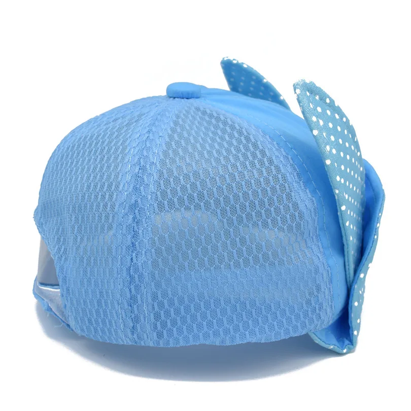Горячая Детские Шапки модные детские Кролик козырек Бейсболки для женщин мягкая