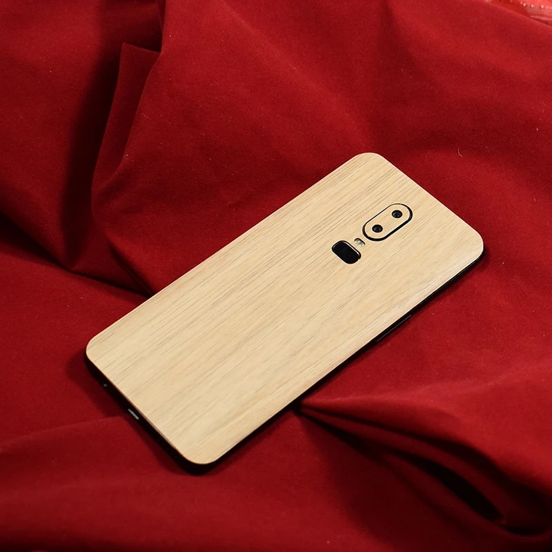 Для 1 + 6 6T деревянная Защитная пленка для Oneplus задней панели телефона наклейка