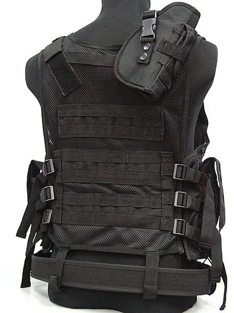 Military Paintball Army Gear Tactical Molle DuPoint Nylon Airsoft Holster Combat Vest | Спорт и развлечения