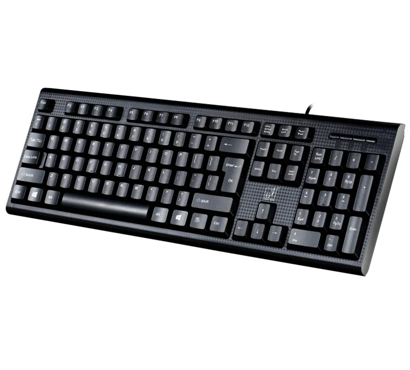 FELYBY игровой ноутбук для дома и офиса Q9 Проводная usb-клавиатура 104 ключ Стандартный Windows клавиатура для компьютера Поддержка окна