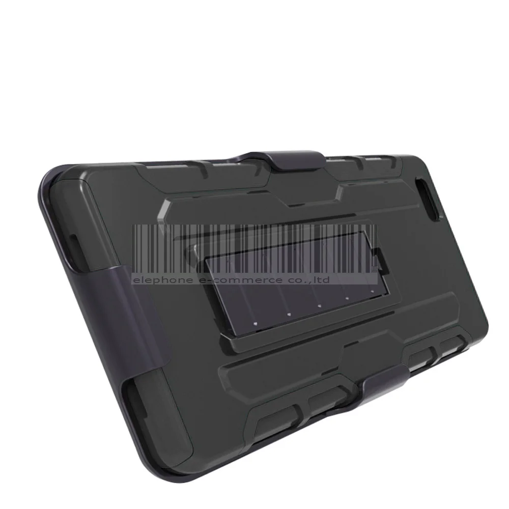 Сверхмощный резиновый броня анти-шок чехол с Stander защитный + Зажим для ремня huawei