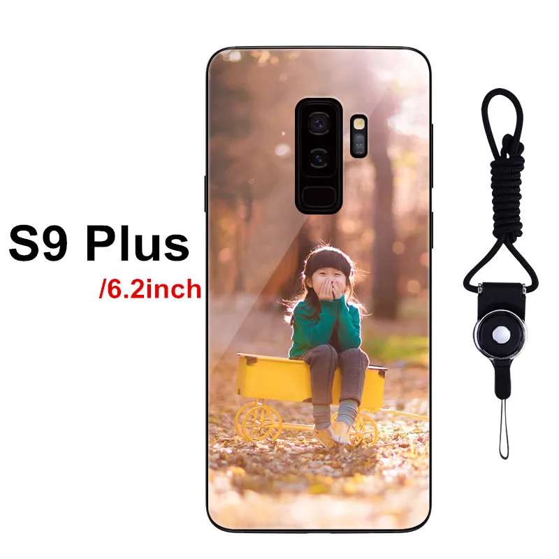 LANCHE чехол из закаленного стекла для телефона Samsung Galaxy S8 S9 S10 Plus индивидуальный