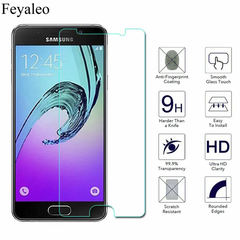 A310 9H 2.5D Tempered Glass For Samsung Galaxy A3 2016 A310F A310F/DS A310M A310Y Screen Protector Protective Guard Case Film | Мобильные