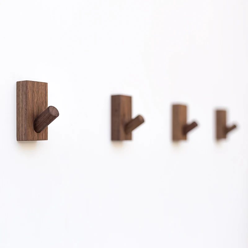 Wall Solid Wood Hook Creative European Decorative Multi-function Hooks for Hanging Simple Pastoral Style | Дом и сад