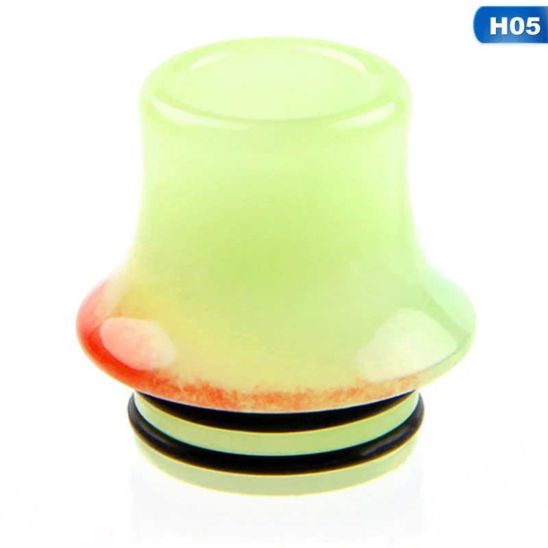 

810 Drip Tip Resin Mouthpiece For V8 Luminous Mushroom Driptip E Cigarette Accessories Wholesale