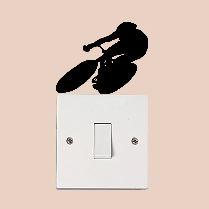 WANGZHIMING new cartoon DIY 3d wall stickers for kids rooms Cycling bedroom home decor living room | Дом и сад