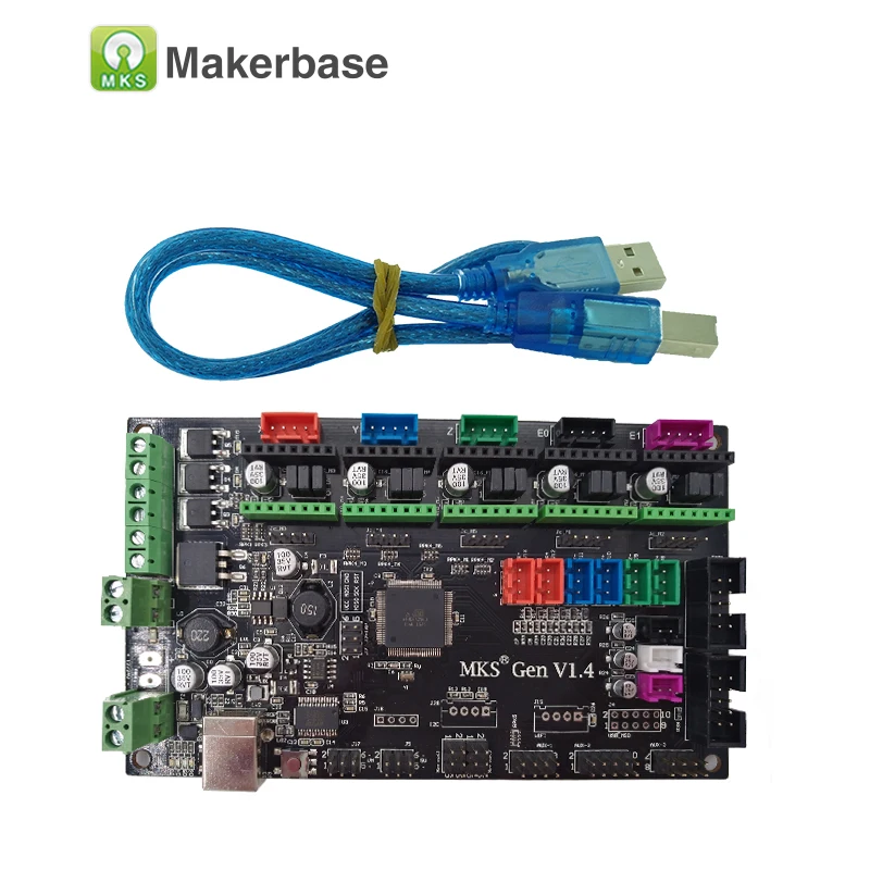 Плата управления Makerbase MKS Gen V1.4 совместима с Ramps1.4 2560 R3 поддержка A4988 DRV8825 TMC2208 TMC2209