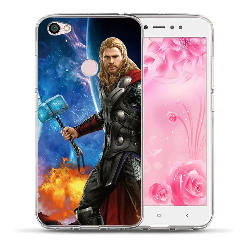 Роскошные герои Marvel Мягкий силиконовый чехол для телефона для Xiaomi Redmi 3S Note 3 4 4X 5A 5 6 Plus Pro Prime чехол Чехол Мстители Hoesjes