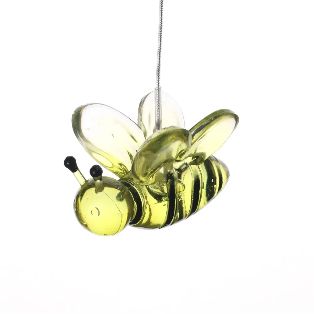 Bee Mobile Wind Chimes огни изменение цвета солнечная панельная светодиодная Подвесная